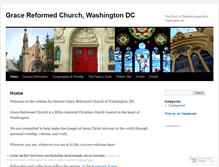 Tablet Screenshot of gracereformedchurchdc.org